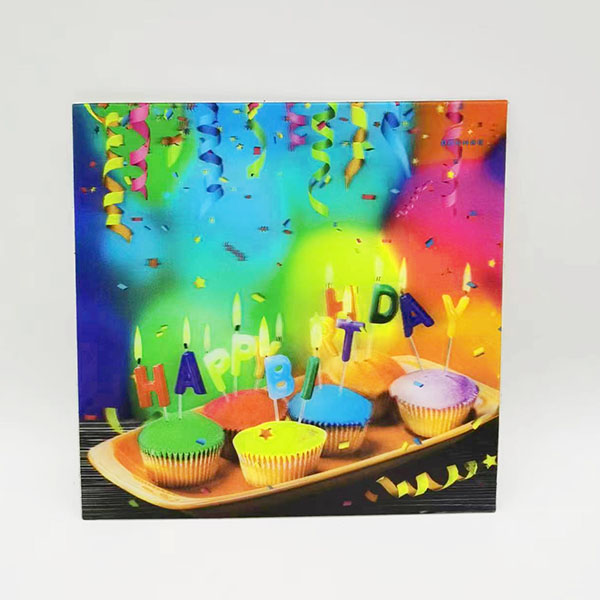 3D lenticular birthday card