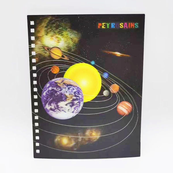 Lenticular printing notebook cover