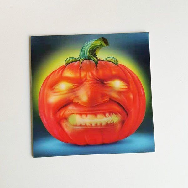 Lenticular animation printing greeting card for Halloween