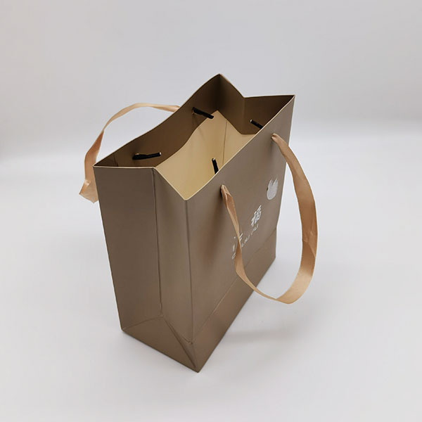 Fancy paper bag with ribbon