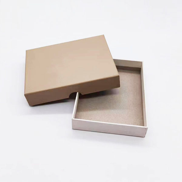 Brown lid and base paper box