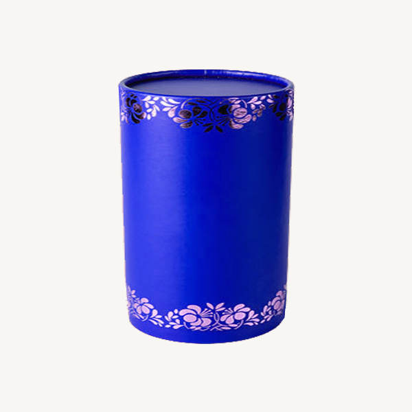 Recycled custom printed paper tube
