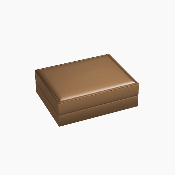 Wooden box with leather detailing for luxury gifting