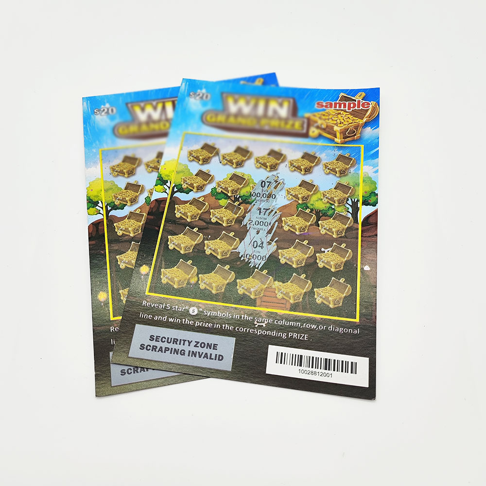 Professional Lottery Tickets Printing Services