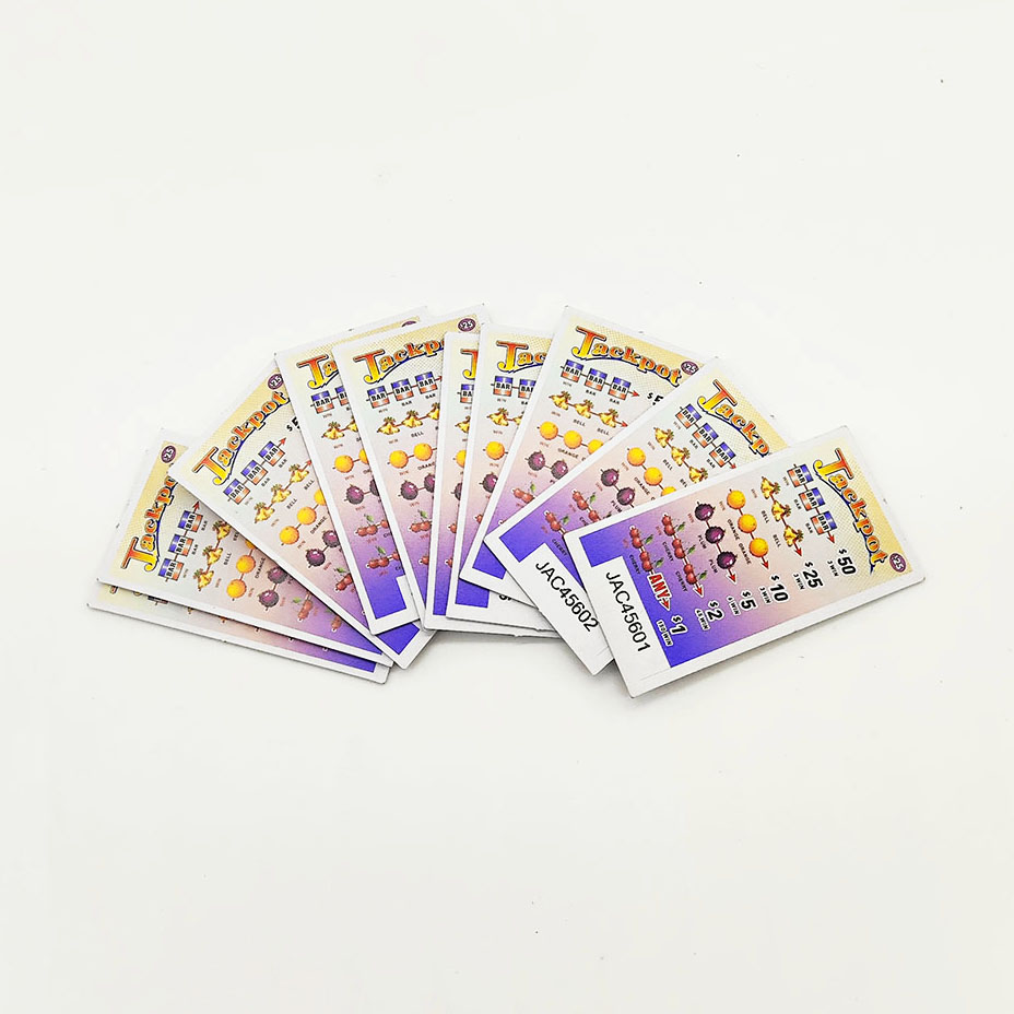 Custom Pull Tab Lottery Tickets