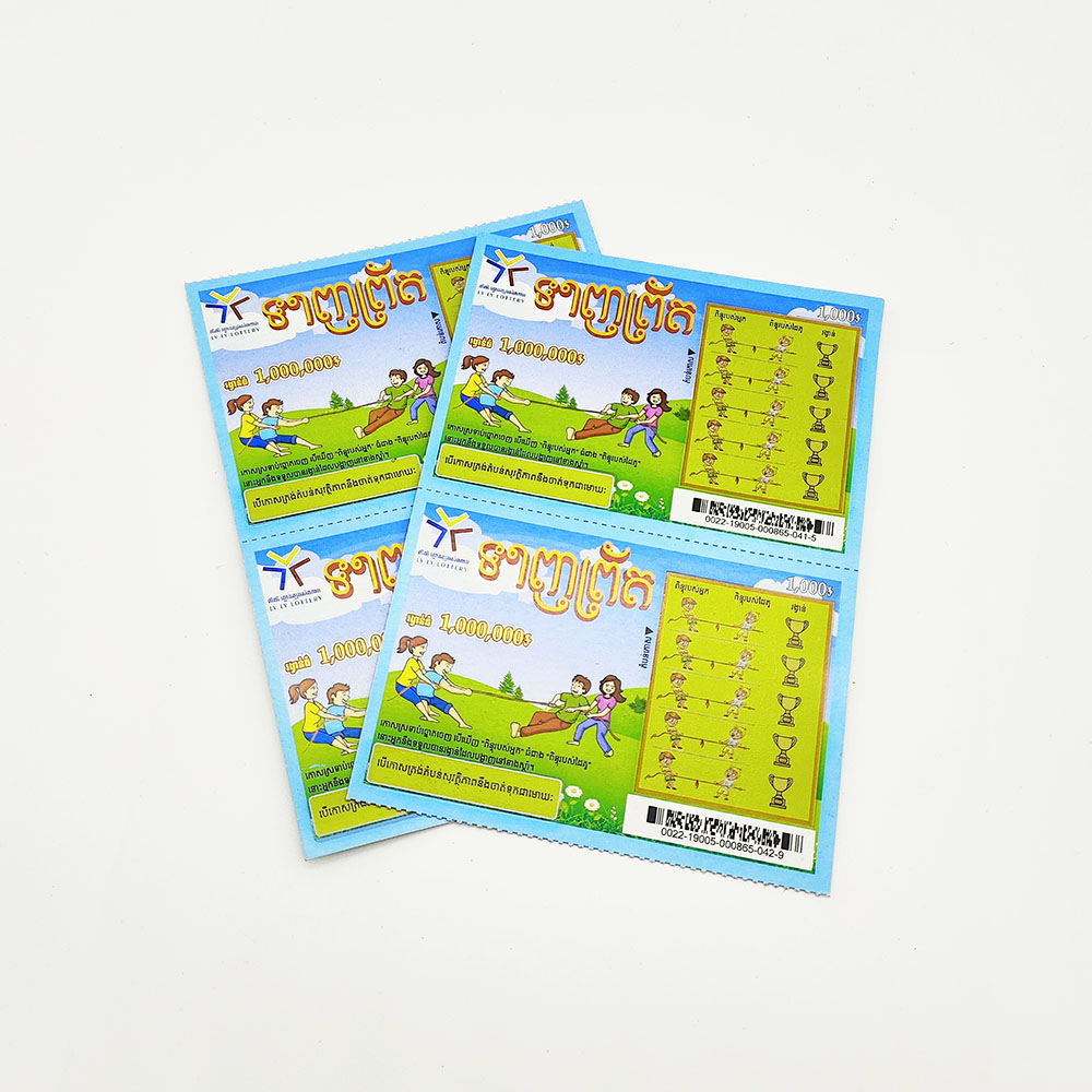Custom Scratch Off Lottery Tickets