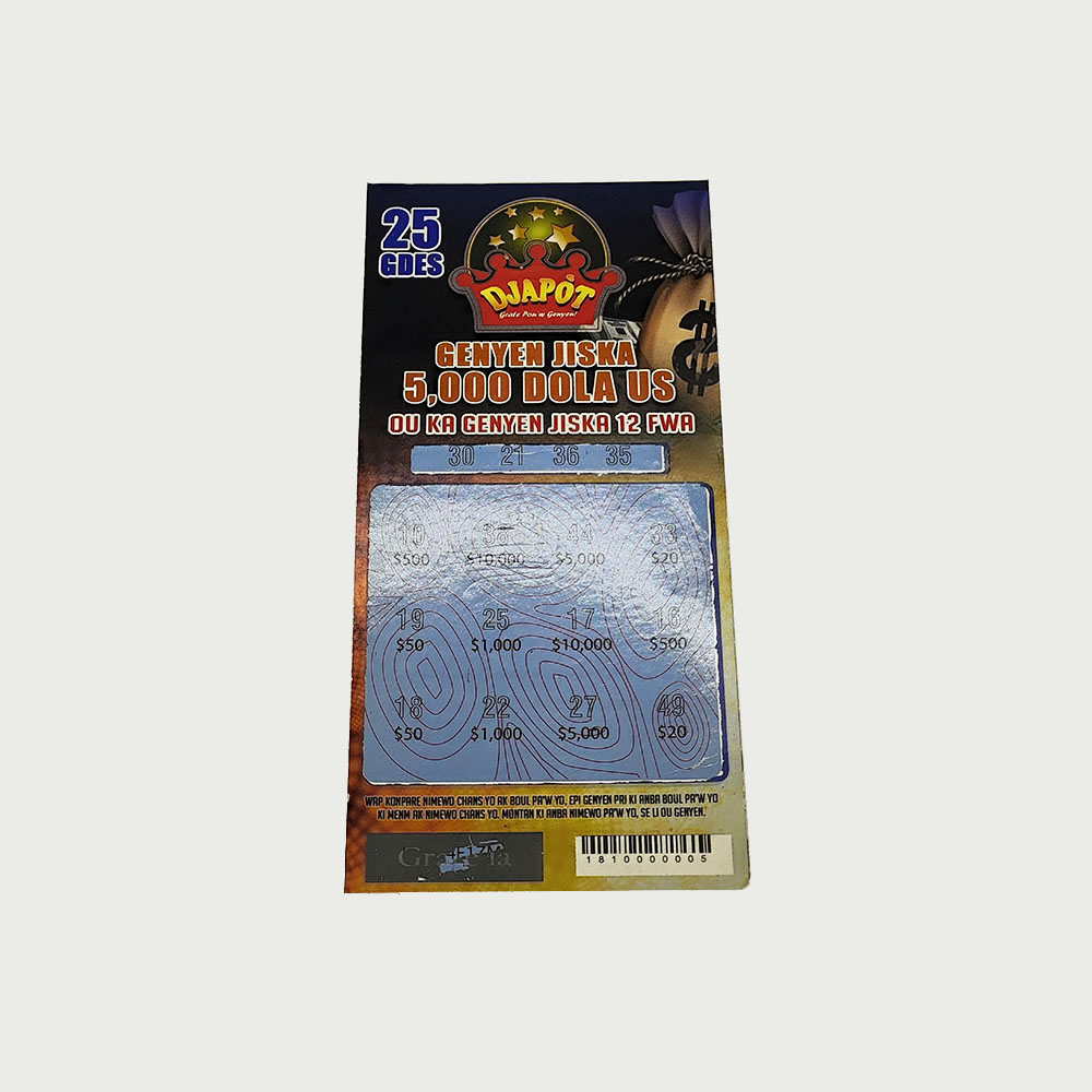 Custom Adult Lottery Scratch Off Cards
