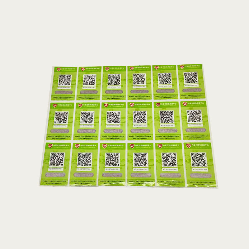Security Adhesive Anti Counterfeit Scratch Off Labels